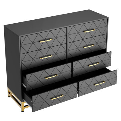 Unfinished Storage Drawer with Fireplace Included