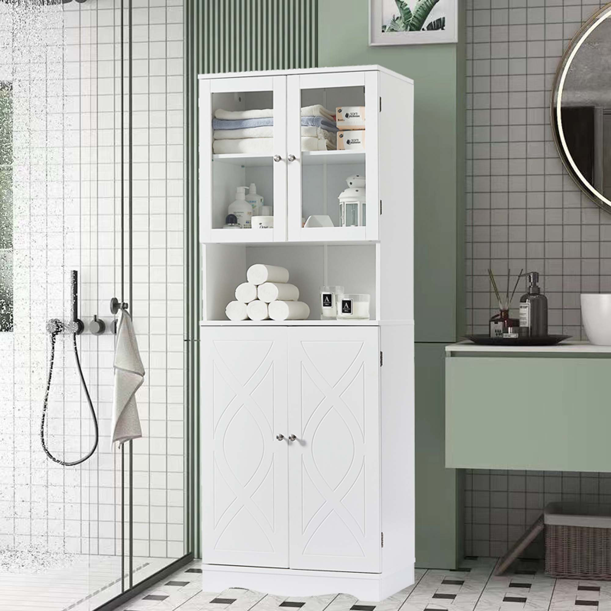 Idalou Freestanding Bathroom Cabinet