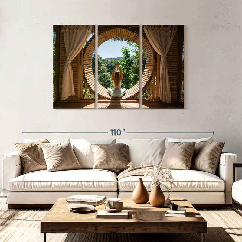 Kerrick Yoga Retreat, 48" H x 74" W