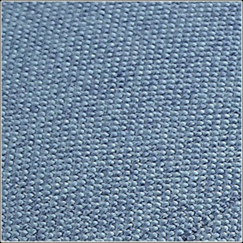 Charla Fabric & Oak Finish Bench, Light Blue