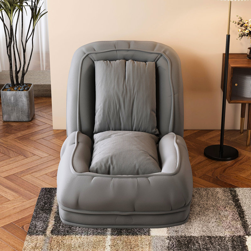 Lit rembourré pour chien pour adultes et animaux de compagnie, canapé-lit pliant avec 5 positions réglables et 2 coussins moelleux pour une utilisation polyvalente