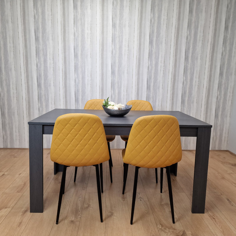 Avelines 4 - Person Dining Set, H75 x L140 x W80cm