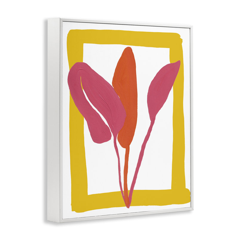 New Oasis Warm Leaves, estampe numérique, conception de Bronwyn Baker, H 30 po x l 24 po