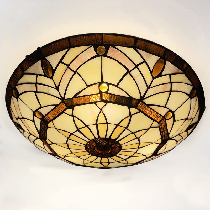 Kensie Glass Flush Mount