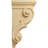4 1/2"W x 5"D x 10"H Medium Traditional Wood Corbel, Alder-58066813