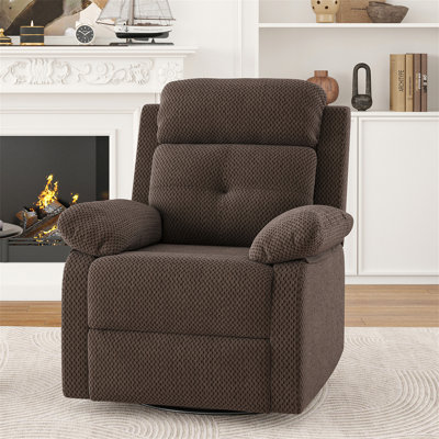 Small Rocker Swivel Recliner Chair For Adults Women For Small Spaces, Bedroom, Living Room