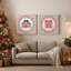 Festive Manor Glow, ensemble de 2 impressions sur toile-276031659-276031666-276031670