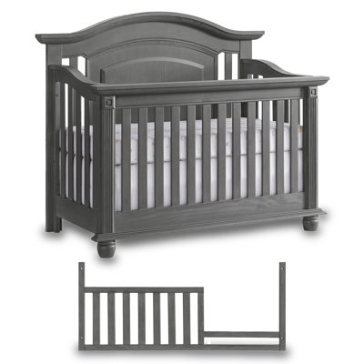 Oxford Baby London Lane 2 Piece Nursery Set Includes 4 In 1 Convertible Crib And Toddler Guard Rail (Arctic Gray) -  OxfordBaby, Composite_8AB03F8F-ACE2-4BF9-9E00-04509FF2B5A2_1715370220