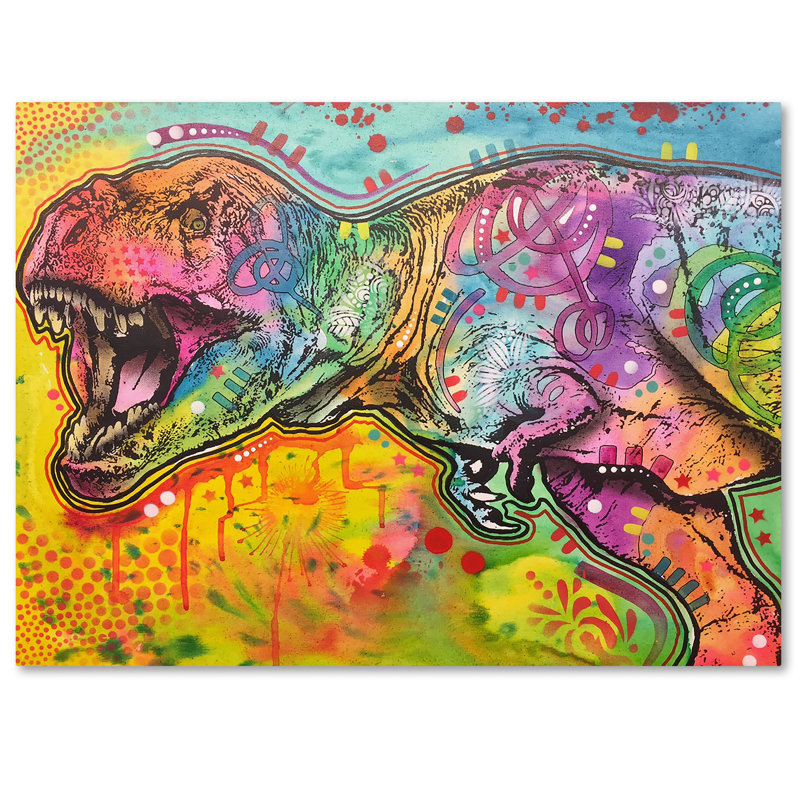 « 'rex rex ii' », impression sur image, H 14 po x l 19 po x P 2 po, Toile tendue, Aucun mat
