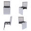 Tabouret à chaussures mural pliable, banc en aluminium peu encombrant supportant jusqu'à 80 kg (176 lb) pour entrée