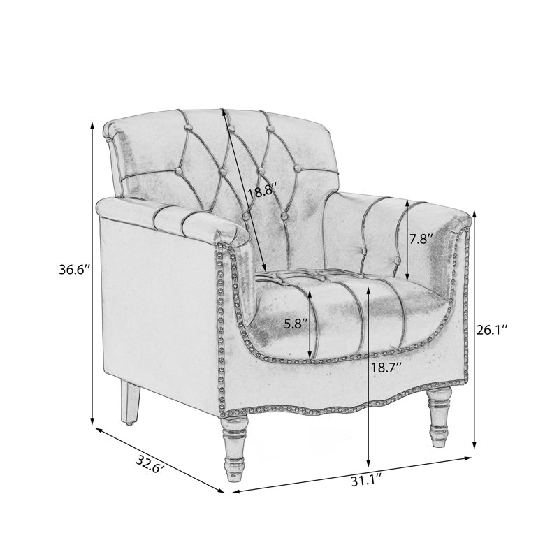 Fauteuil Enoks, Beige