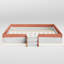 Lit de plancher rembourré avec lumières DEL et clôture-1259405260-1259405259