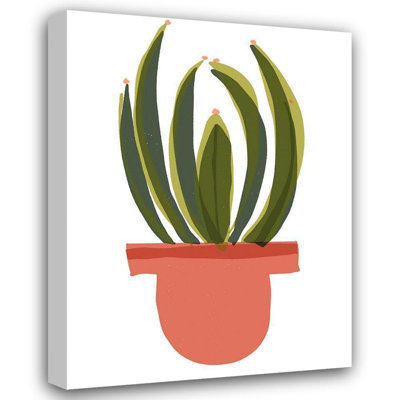 Art sur toile tendue avec art, Delamater, Rob, titre: Mod Cactus IV