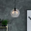 Mini-luminaire suspendu 2 lumières avec finition fumée-579493466