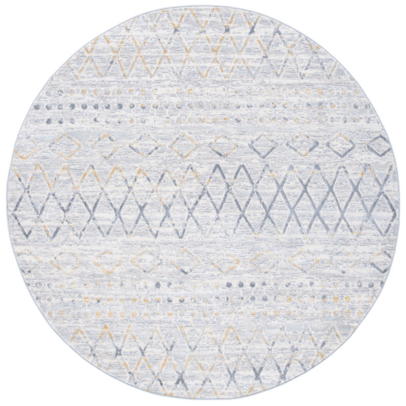 Lagoon Performance Southwestern Rug, Round 6'7"