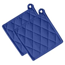 Blueberry Blue Pot Holders: Vibrant and Functional