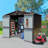 Outdoor Storage Shed,Metal Outside Sheds&Outdoor Storage Galvanized Steel,Tool Shed With Lockable Double Door For Patio,Backyard,Garden,Lawn-108963483-113816241