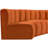 Hiten Upholstered Curved Sectional Reversible-89266573