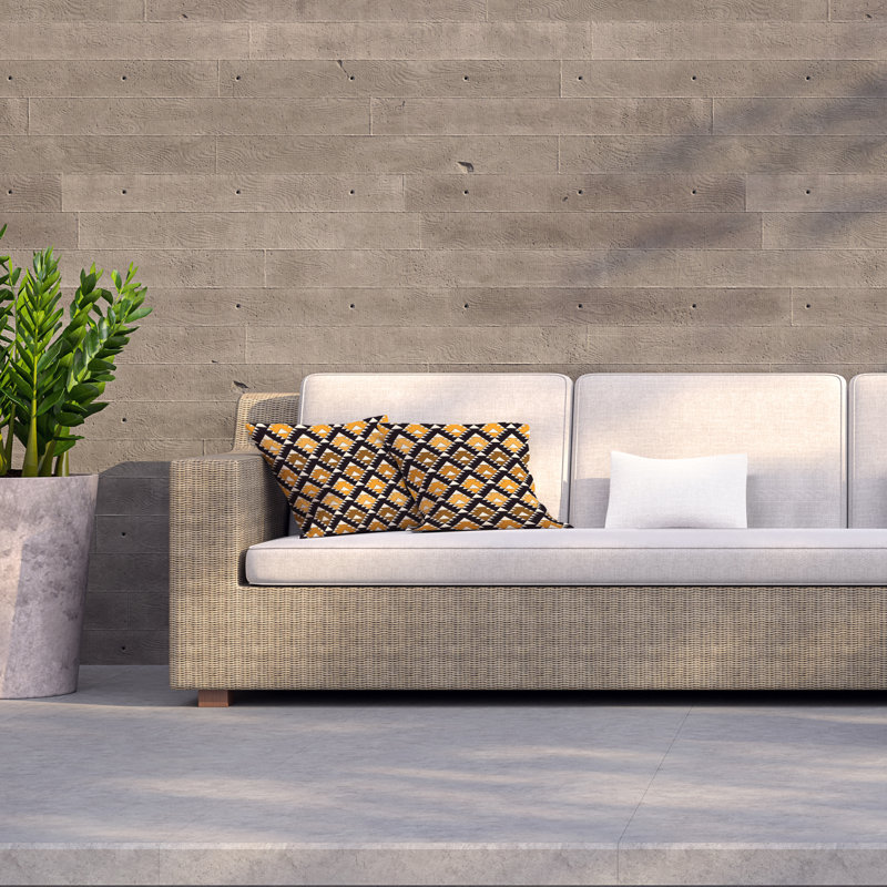 Indoor / Outdoor Geometric Square Throw Cushion, 60cm H x 60cm W