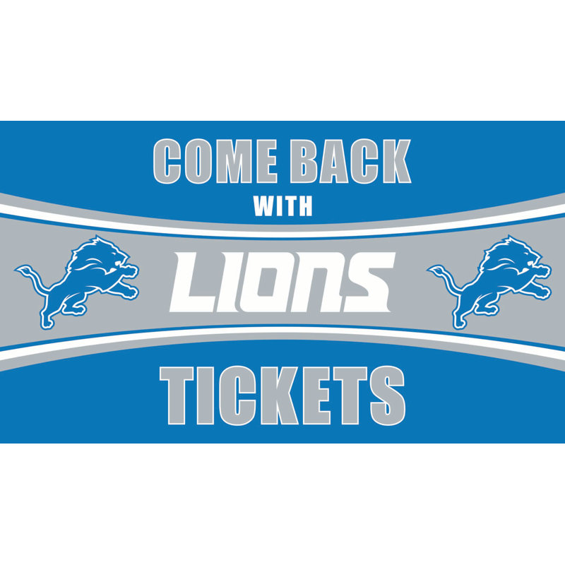 Paillasson en PVC, NFL Detroit Lions