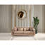 Canapé-lit Luna de style moderne en bois de couleur cuivre-225248593