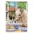 Double Sided Polyester Animal Garden Flag-1680120