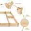 Tavion Wood Raised Garden Bed