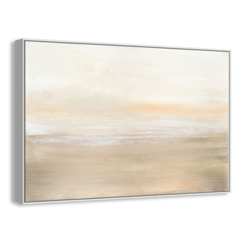 Morning Calm - reproduction d'art sur toile, H 41 po x l 61 po x P 2 po, Cadre blanc