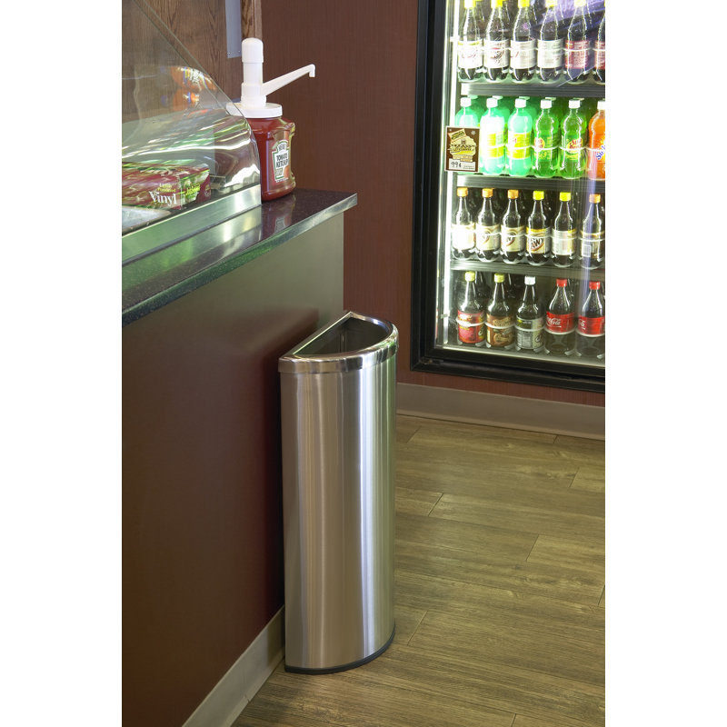 Poubelle en acier inoxydable 8 gallons Precision Series