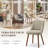 Modern Upholstered Dining Chairs with Solid Wood Legs-2012503793