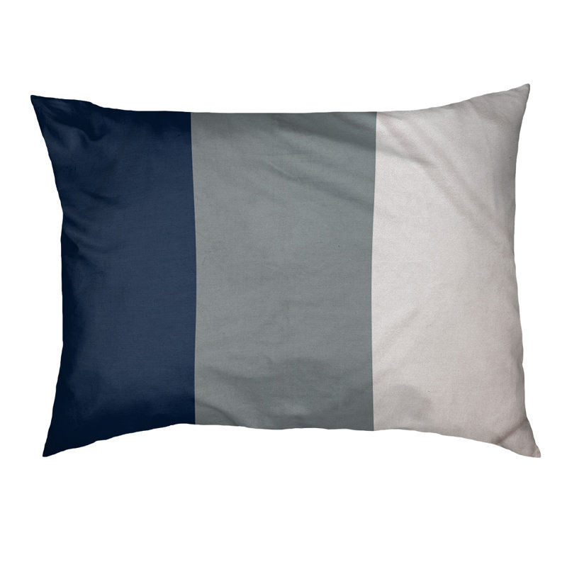 Coussin pour chien Arizona Tempe, Très grand (l 50 po x P 40 po x H 7 po), Bleu marine / argent / blanc