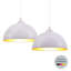 2X Design Pendant Lamp Hngelampe Wei Living Room Dining Room Incl. bulbs