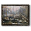 Canal of Amsterdam in Winter, 1874 - reproduction d'art sur toile-96278511-96278509