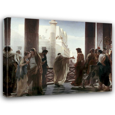  Ciseri, Antonio Gallery Wrapped Canvas Art Titled: Ecce Homo