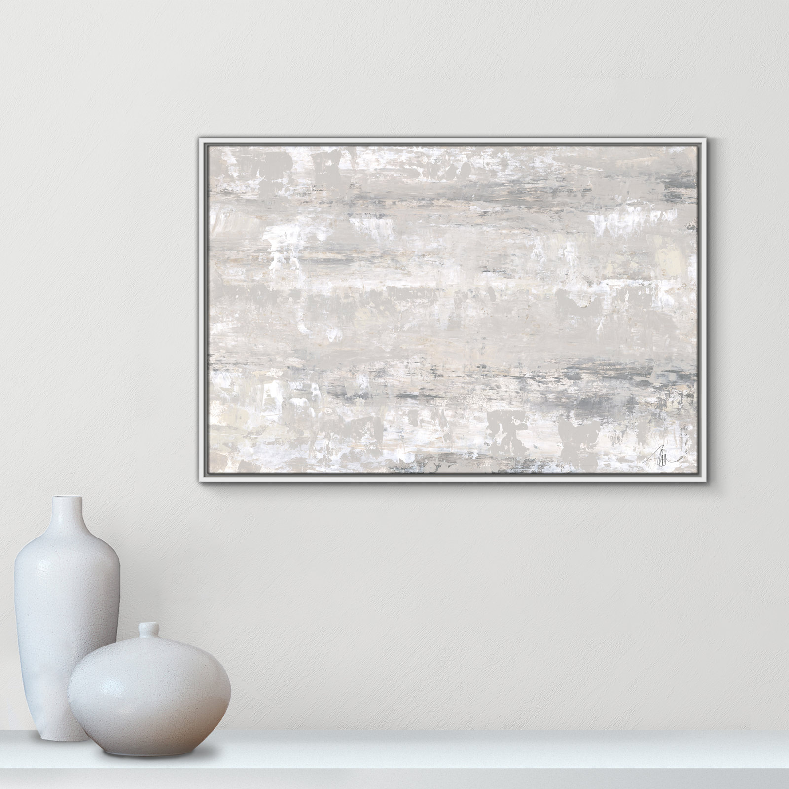 Tryston "Desert Winds" Print by Filippo Ioco, 25.5" H x 37.5" W x 2" D, White Framed Canvas