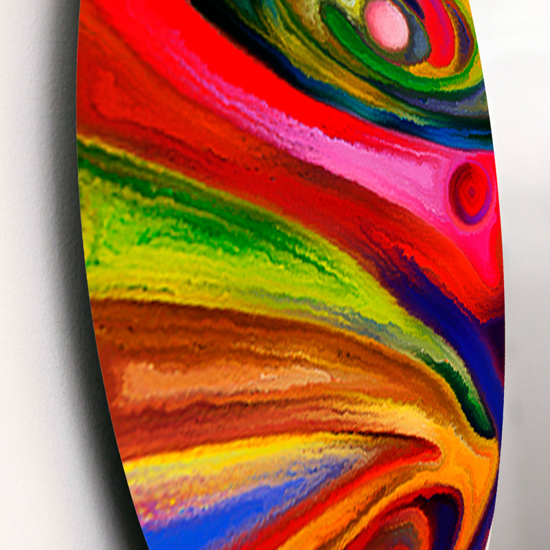 Abstract Shape Colorful Design Series Modern Metal Wall Decor Set