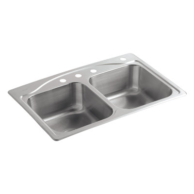 Cadence 33" L x 22" W Drop-In Kitchen Sink