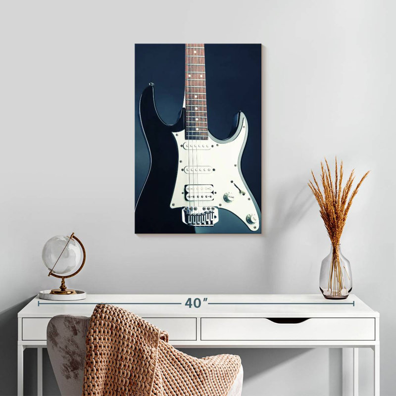Guitare moderne Abarca BW, H 24 po x l 16 po
