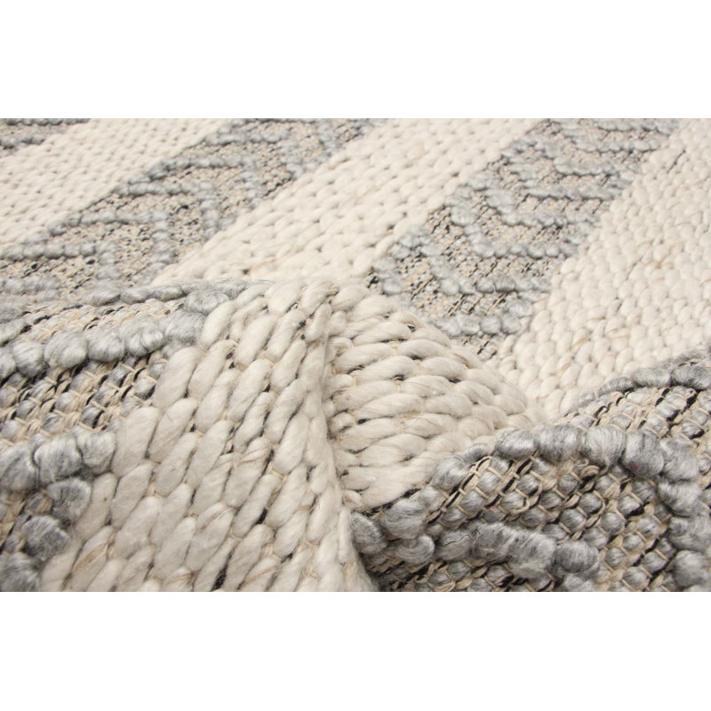 Tapis unique en laine nouvel âge 5 pi 2 po x 7 pi 8 po Heartlynn