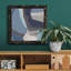 «Blue Chrysalis I-Premium», toile encadrée - prête à être accrochée-1376573440-1376573443