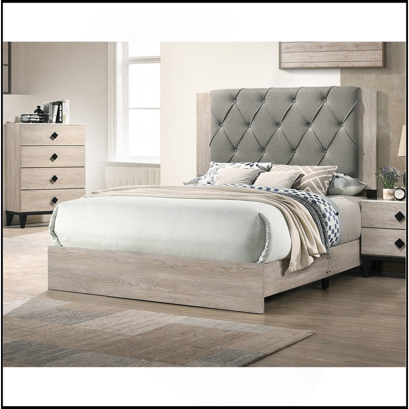 Structure de lit contemporaine 1pc, Grand lit