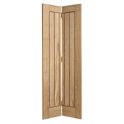 Mexicano Unfinished Oak Internal Bifold Door
