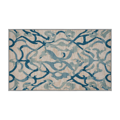 Tapis gris lavable à la machine