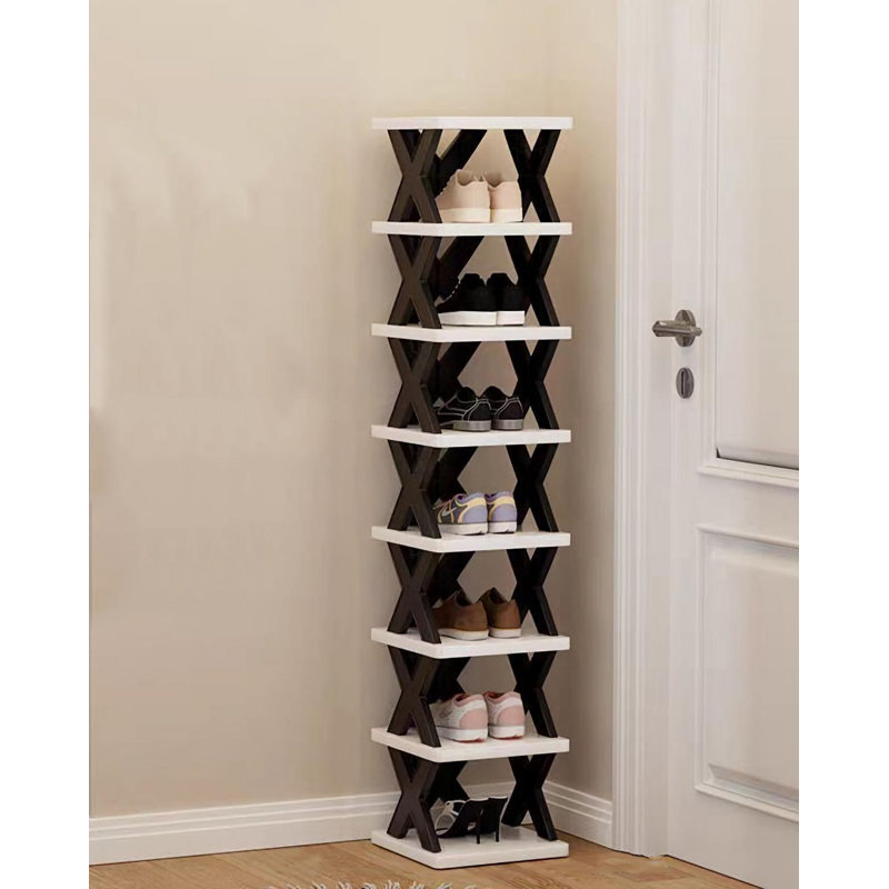 Range-chaussures compact et étroit - Range-chaussures multi-couches peu encombrant pour les portes, les dortoirs et les petits espaces