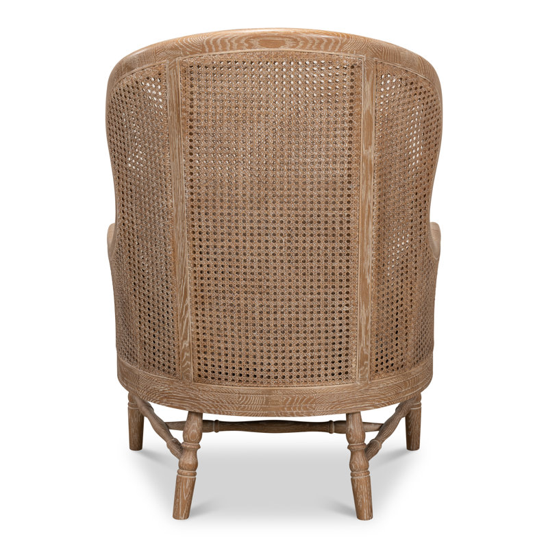 Randolph Linen Wingback Chair
