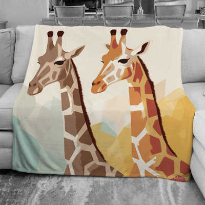  Giraffe Fleece Blanket