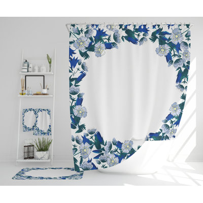Nayden Polyester Shower Curtain Set