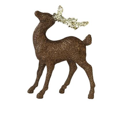 Décoration de renne à paillettes