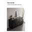 Armoire d'appoint en bois massif clair