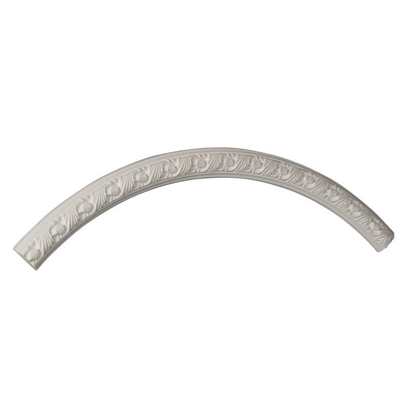Ensemble d'anneaux de plafond Milton, H 43,625 po x l 43,625 po x P 1 po, Simple (1/4 d'un cercle complet)